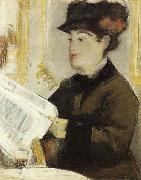 Edouard Manet Femme lisant oil painting reproduction